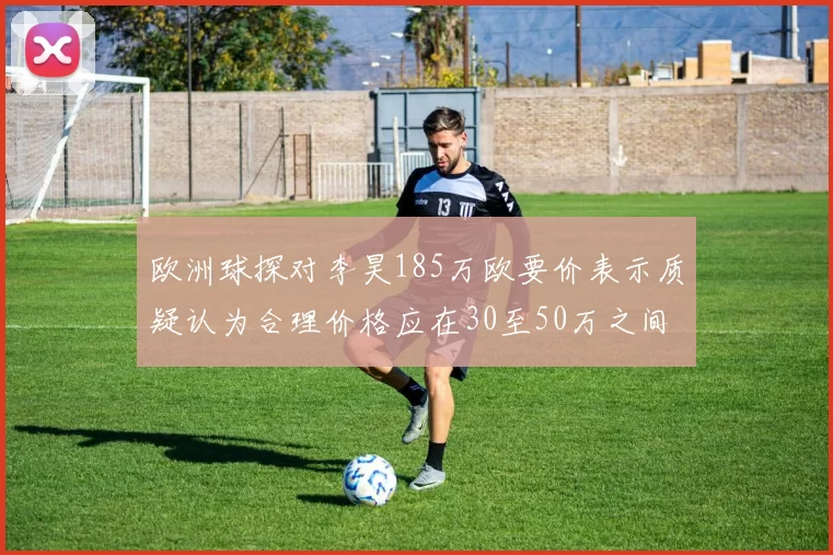 欧洲球探对李昊185万欧要价表示质疑认为合理价格应在30至50万之间